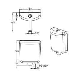 Smart Wall Hung Cistern