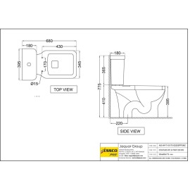 Bowl With Cistern For Coupled WC