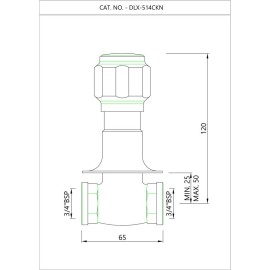  Concealed Stop Cock Heavy Body