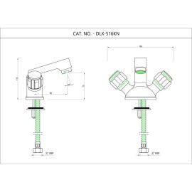 Central Hole Basin Mixer