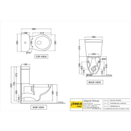 Extended Wall Hung WC