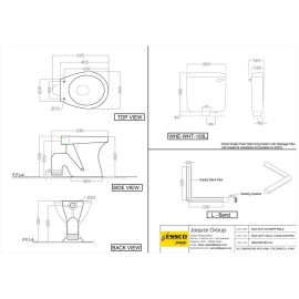 EWC With Wall Hung Cistern
