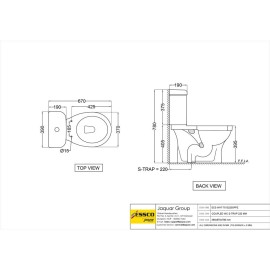 Bowl With Cistern For Coupled WC
