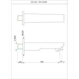  Aspire Bath Tub Spout 
