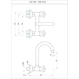Sink Mixer with Swinging Pipe Spout 